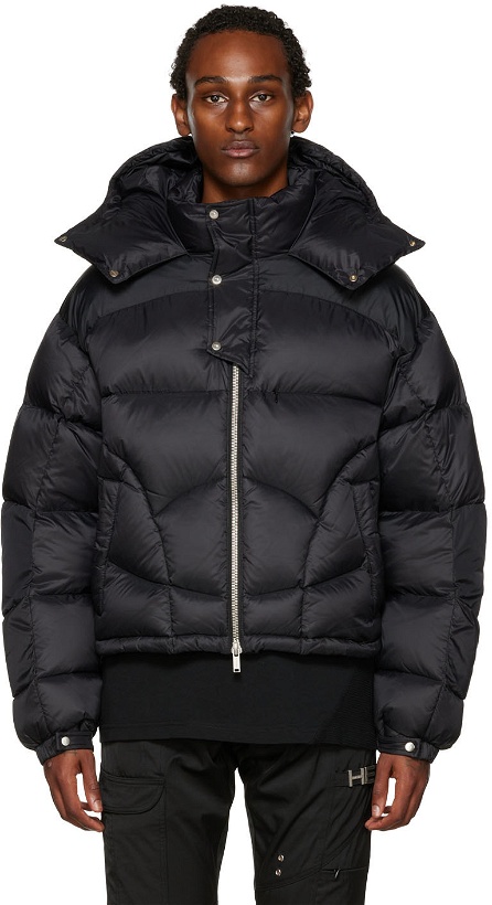 Photo: HELIOT EMIL Black Quilted Down Jacket