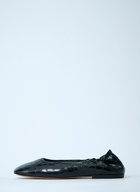 Dries Van Noten Croc-Embossed Ballerina Flats