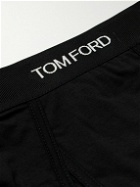 TOM FORD - Two-Pack Stretch-Cotton and Modal-Blend Briefs - Black