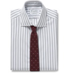 Kingsman - Turnbull & Asser Slim-Fit Cutaway-Collar Checked Cotton-Flannel Shirt - Multi