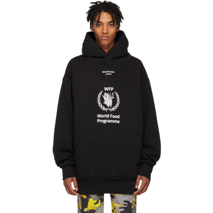 Photo: Balenciaga Black World Food Programme Hoodie