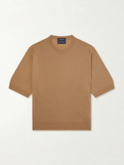 John Smedley - Bill Nighy Knitted Merino Wool T-Shirt - Neutrals