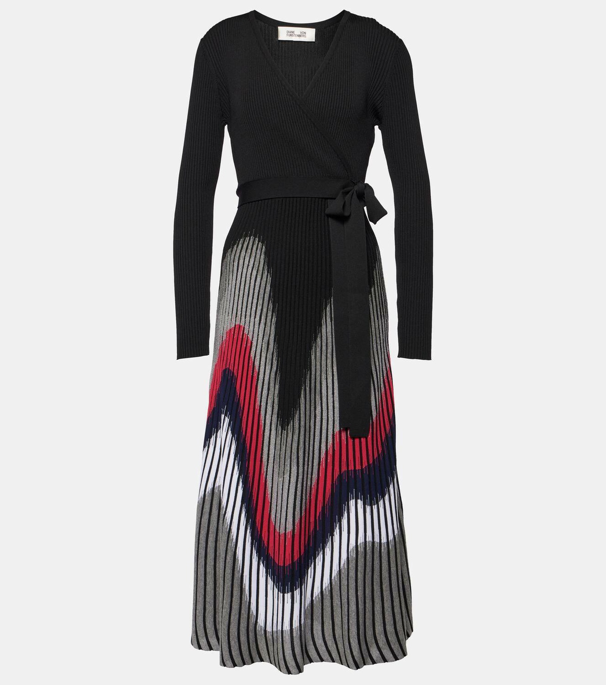 Diane von Furstenberg Reiko knitted midi dress Diane von Furstenberg