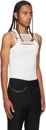 Dion Lee Off-White Mesh Holster Tank Top