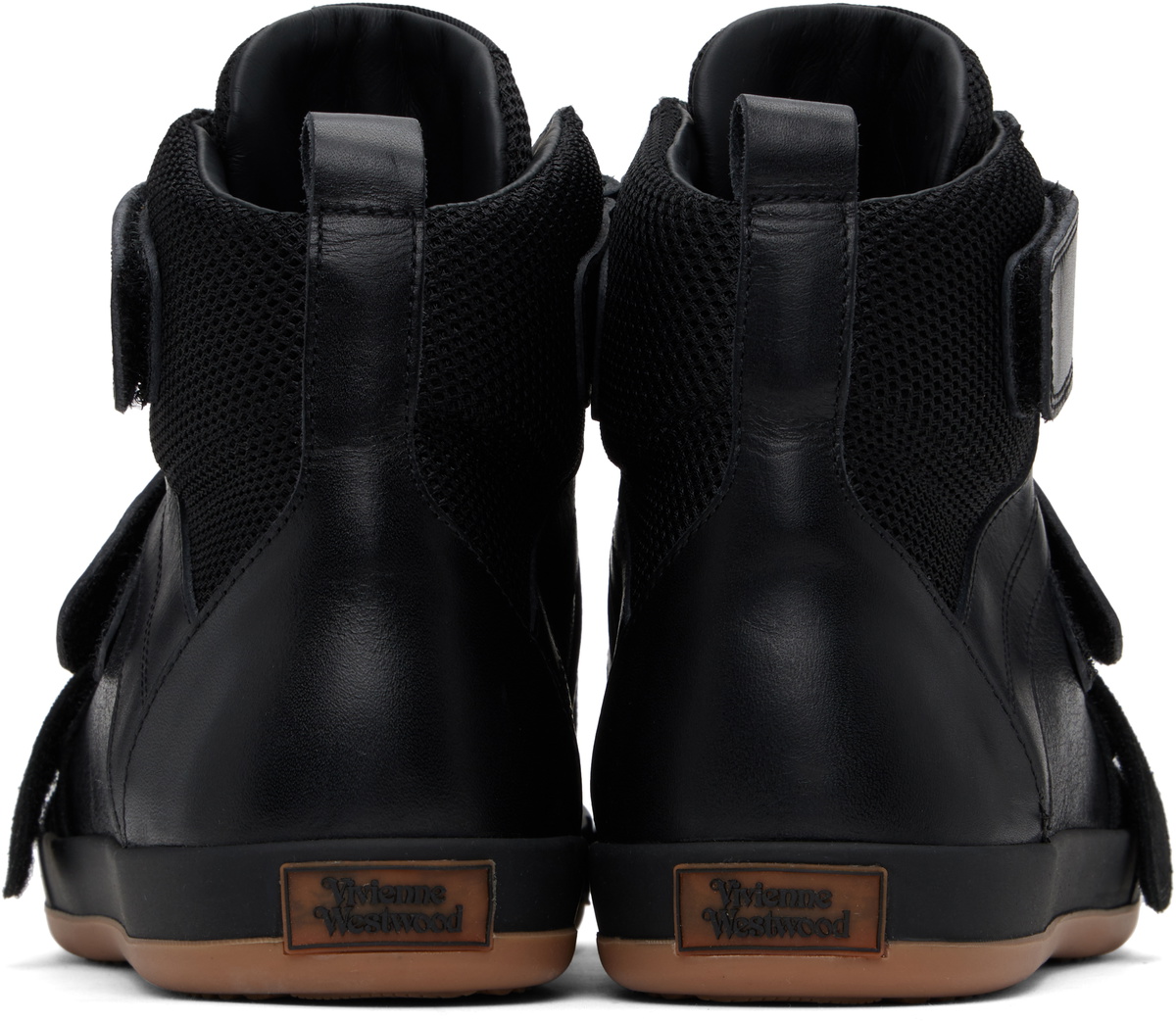 Vivienne Westwood Black Animal Basketball Sneakers Vivienne