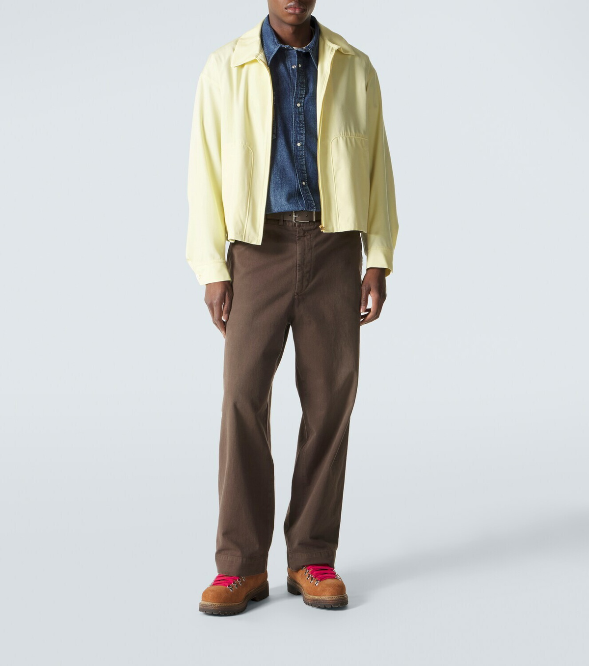 Visvim Social Sculpture faded denim shirt