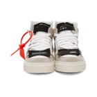 Off-White White and Grey Low 3.0 Off Court High-Top Sneakers