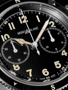 Montblanc - 1858 Limited Edition Automatic Chronograph 42mm Stainless Steel and Leather Watch, Ref. No. 126915