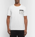 Maison Margiela - Appliquéd Cotton-Jersey T-shirt - Men - White