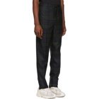 Alexander Wang Black Plaid Tailored Trousers