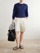Brunello Cucinelli - Straight-Leg Cotton Bermuda Shorts - Neutrals