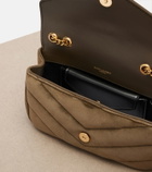 Saint Laurent Loulou Mini suede shoulder bag
