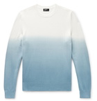 A.P.C. - Skyline Dégradé Cotton Sweater - Blue