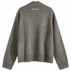 MKI Men's Mohair Blend Knit Track Jacket in Brown Marl