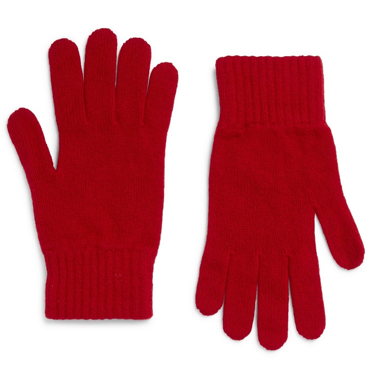 Photo: Johnstons of Elgin - Cashmere Gloves - Red