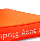 Acne Studios - Kei Logo-Print Leather Zip-Around Wallet - Orange