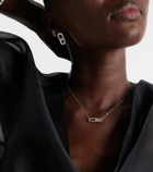 Messika Baby Move 18kt white gold necklace with diamonds
