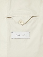 Caruso - Double-Breasted Cotton-Corduroy Blazer - Neutrals