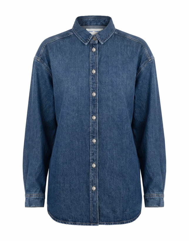 Photo: Samsøe Φ Samsøe Womens Denim outerwear in Blue
