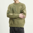 Heresy Men's Malva Knit Jumper in Green
