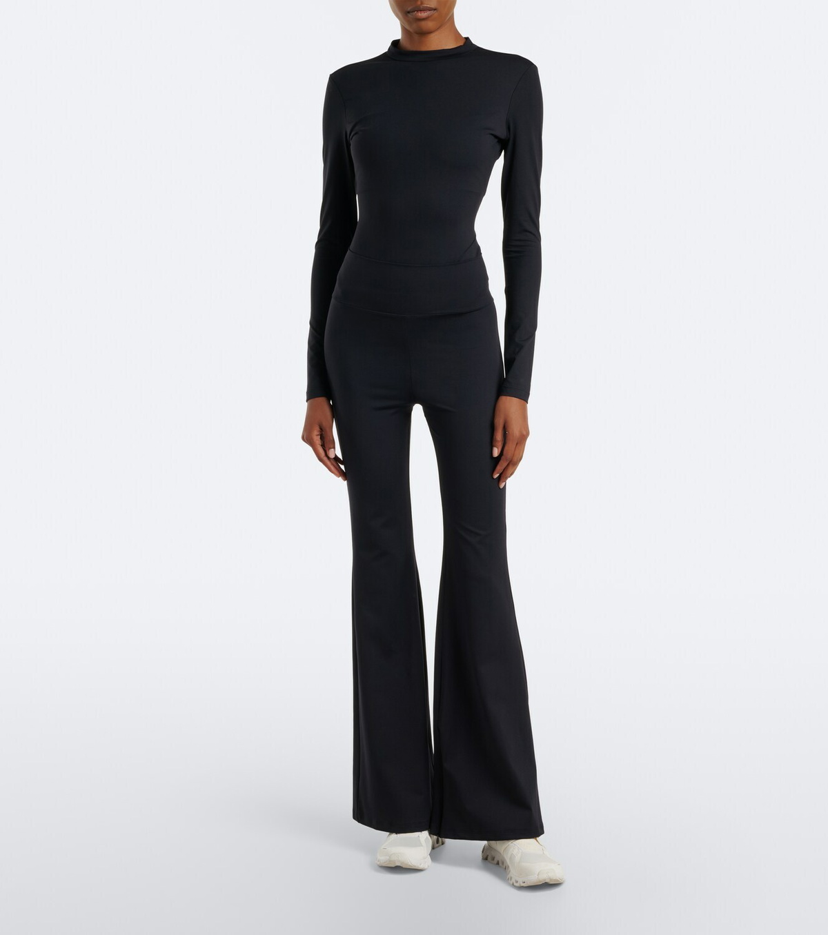 Norba High-rise flared leggings