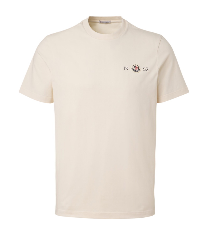 Photo: Moncler Cotton-blend jersey T-shirt