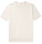 Brioni - Knitted Cotton T-Shirt - Neutrals