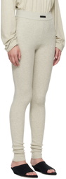 Fear of God ESSENTIALS Beige Soft Rib Leggings