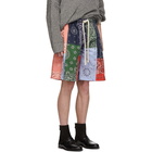 Loewe Multicolor Bandana Patchwork Shorts