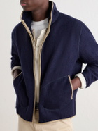 Fortela - K13 Brushed Virgin Wool-Twill Jacket - Blue