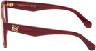 LOEWE Red Anagram Glasses
