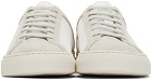 Common Projects White & Taupe Retro Summer Edition Low Sneakers