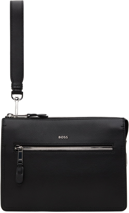 Photo: BOSS Black Pebble Grain Pouch