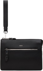 BOSS Black Pebble Grain Pouch