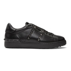 Valentino Black Valentino Garavani Rockstud Untitled Sneakers