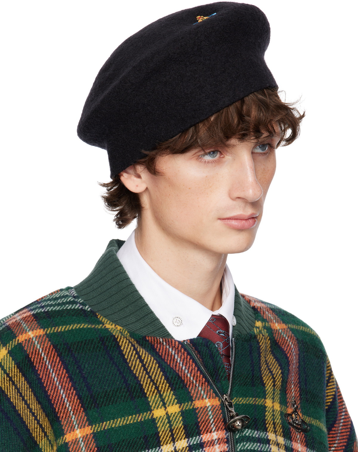 Wool beret Vivienne Westwood Black size M International in