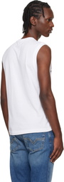 Diesel White T-Isco-Div Tank Top