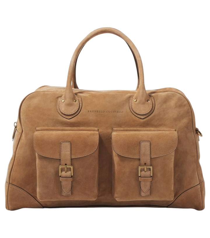 Photo: Brunello Cucinelli Leather duffel bag