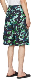 Kenzo Multicolor Archive Flower Shorts