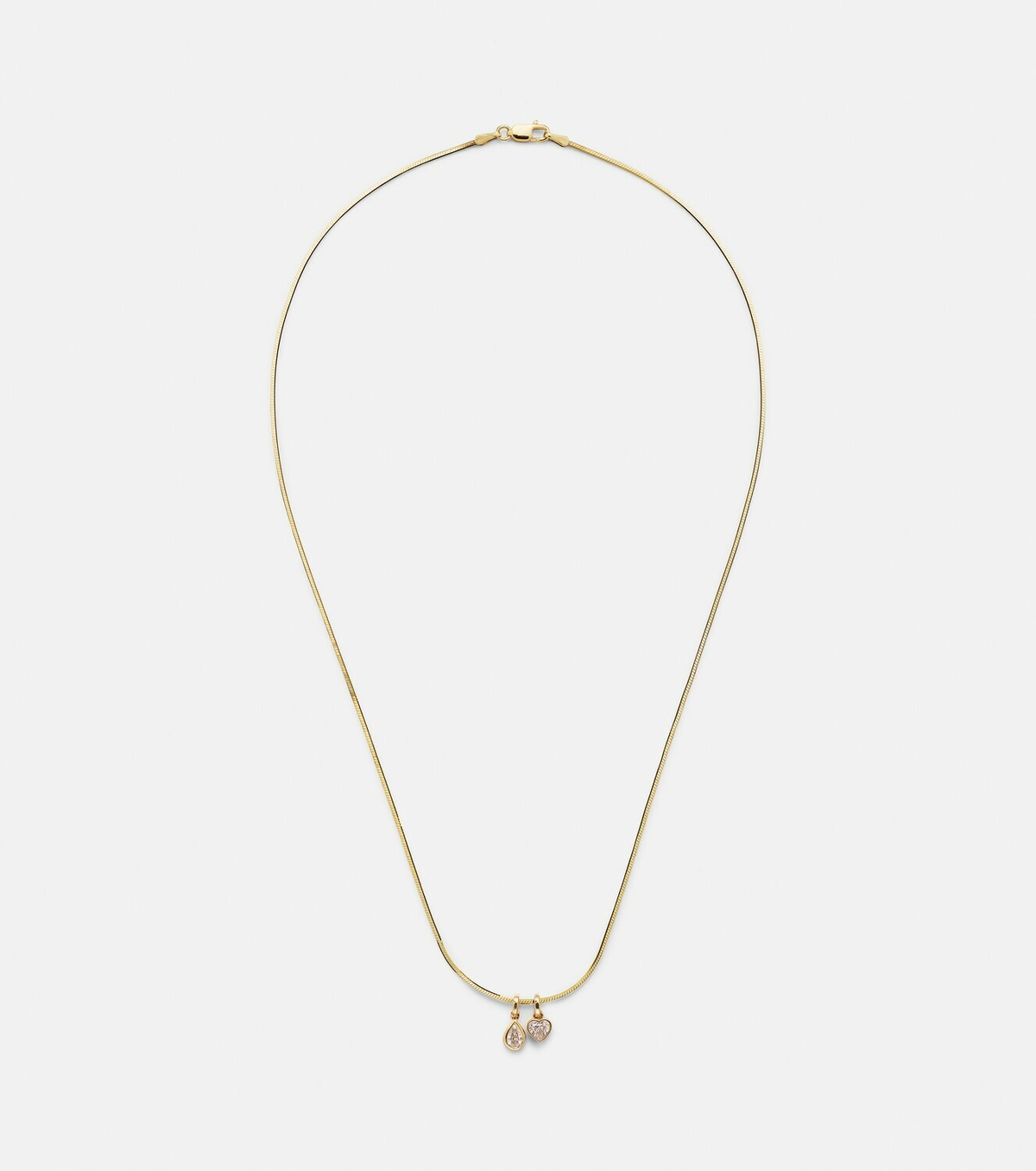 Roxanne First 14kt gold pendant necklace with diamonds