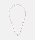 Roxanne First 14kt gold pendant necklace with diamonds
