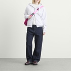Dime Cursive Small Logo Zip Hoodie in Ash