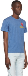 Dsquared2 Blue Cotton & Polyester T-Shirt