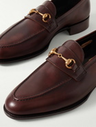 George Cleverley - Colony Horsebit Leather Loafers - Brown