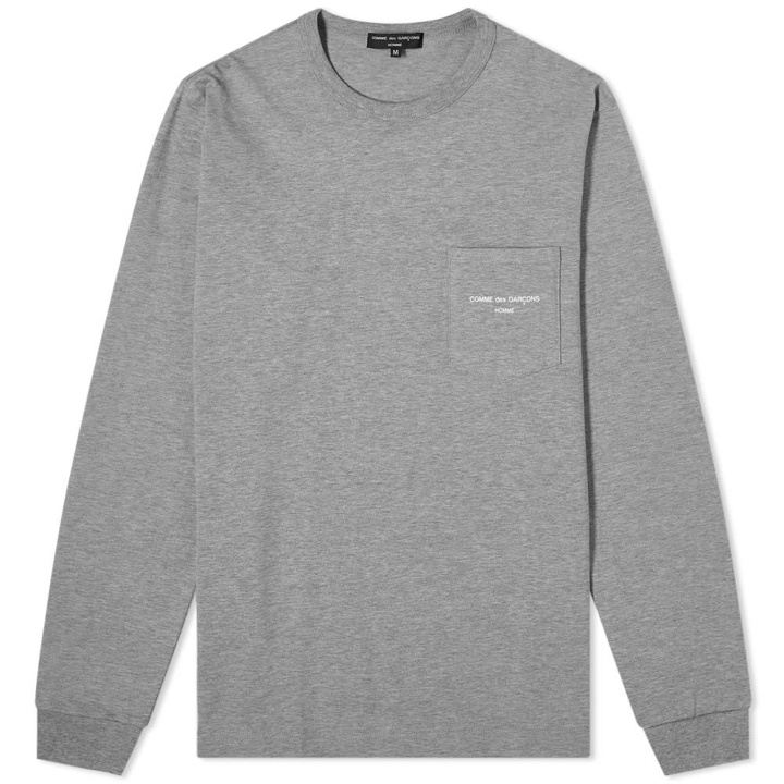 Photo: Comme Des Garcons Homme Long Sleeve Logo Tee