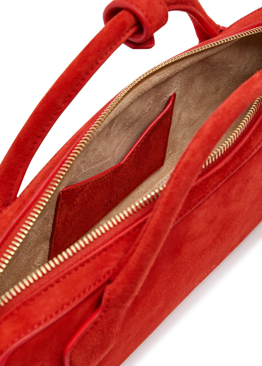 Alaïa Le Teckel Suede Clutch - Orange - One Size