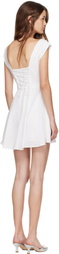 GUIZIO White Leila Minidress