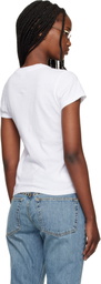 Re/Done White Hanes Edition 1960s Slim T-shirt