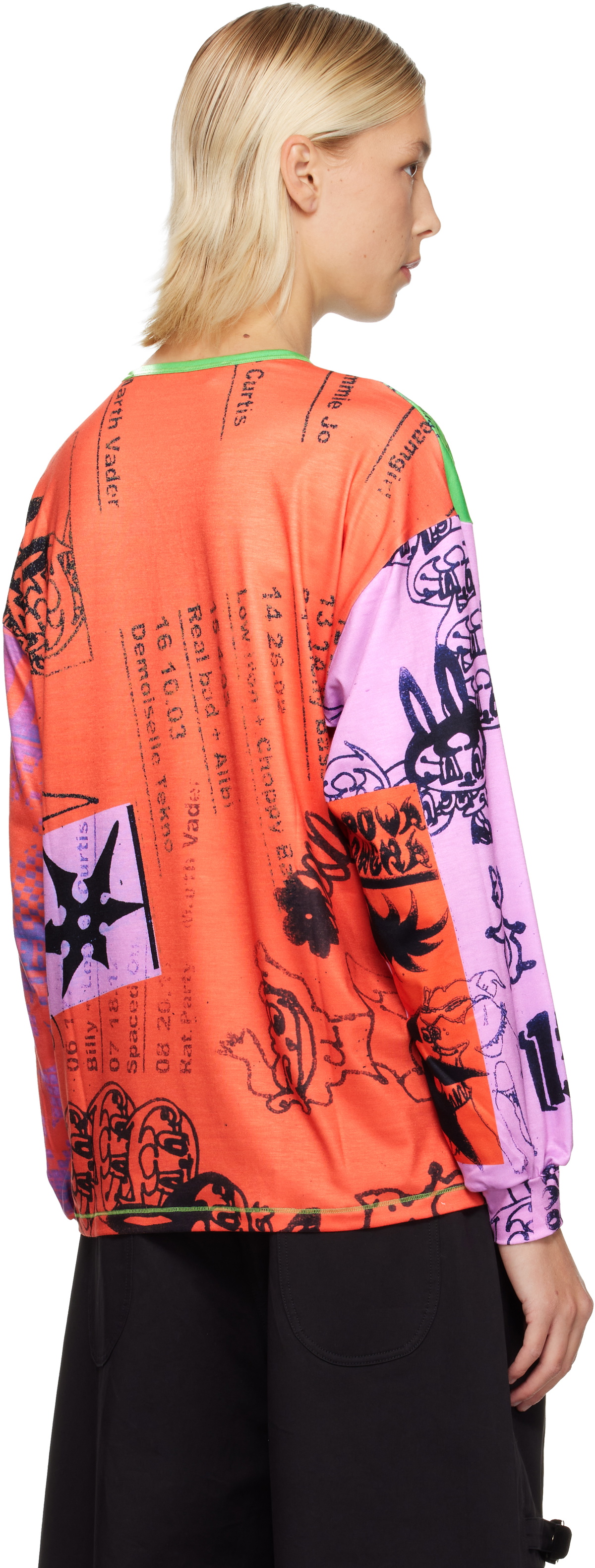 Chopova Lowena Multicolor Poster Oversized Jersey T-shirt