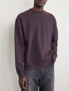 AGOLDE - Asha Cotton-Jersey T-Shirt - Brown
